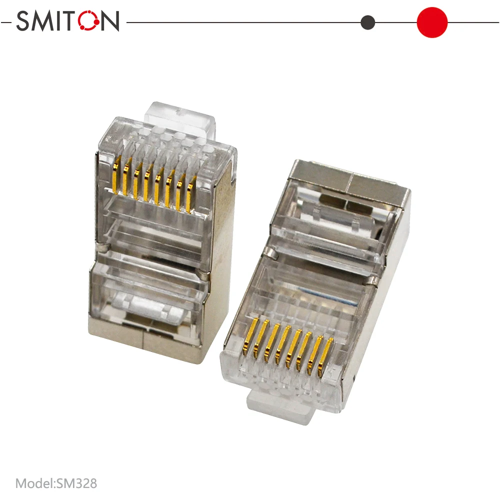 Good Quality 3U 6U 8P8C Cat 6 Shield RJ45 Connector
