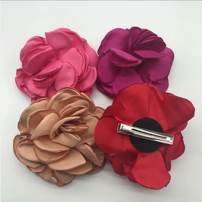 
 Модные аксессуары для волос, Оптовая продажа, шелковые заколки для волос с цветами  