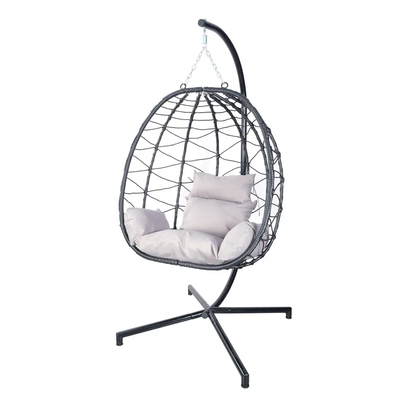 Swing Egg Chair With Stand And Cushion Hammock Chair Basket Chair Buy