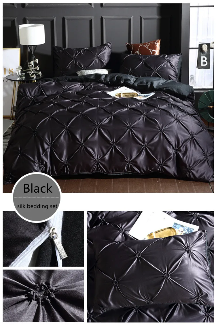 Home Textile Summer Sheets Silk Bed Set,Designers Super King Size Silk Bedsheets Bed Set/ Buy