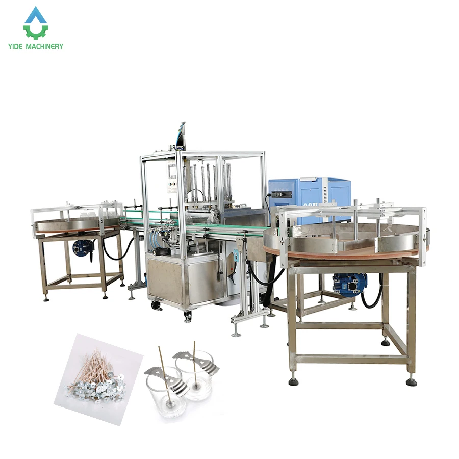 The New Candle Making Machine Cotton Wick Placing Machine Wick Inserter For Candle Making