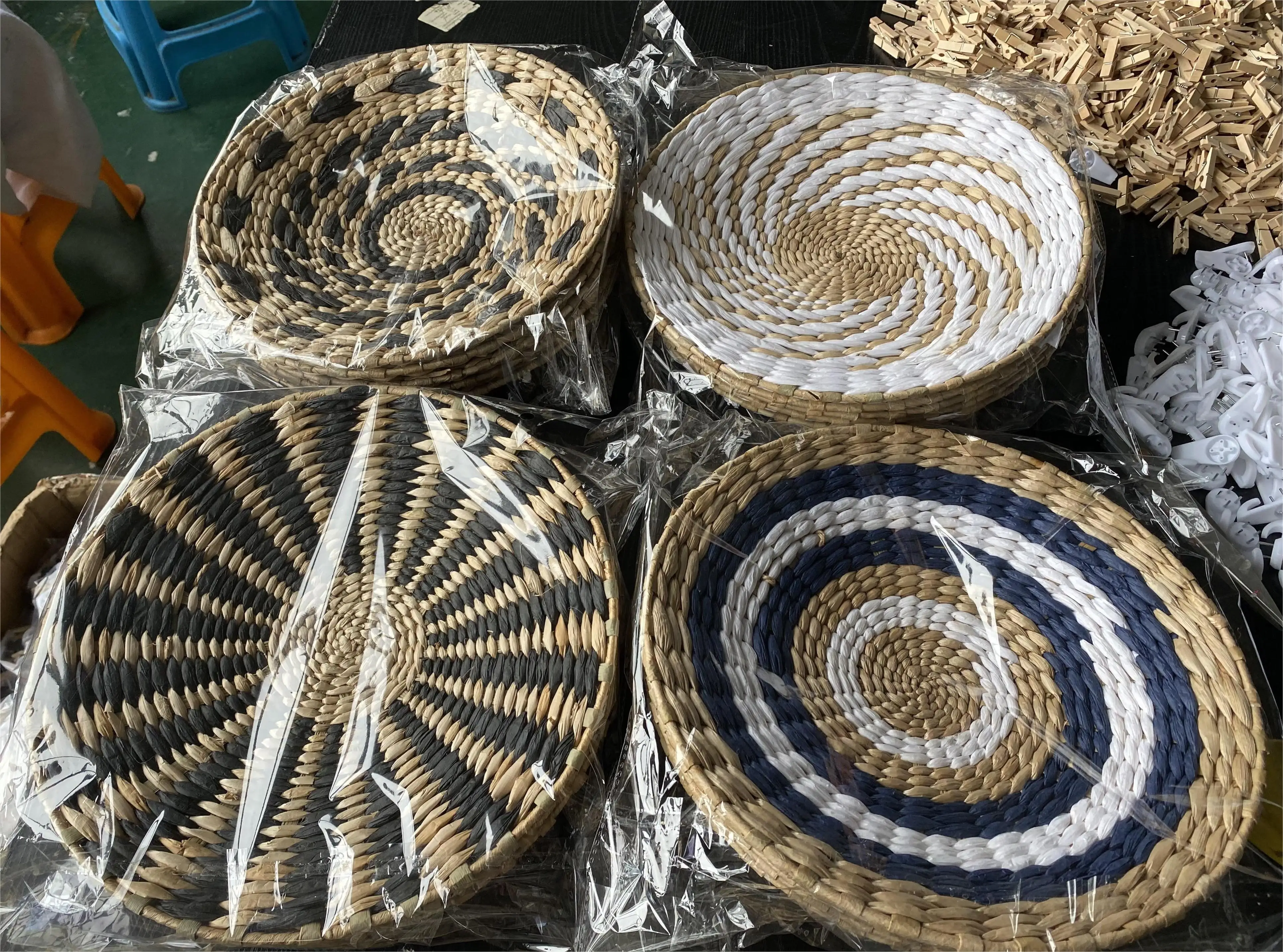 Natural Rattan Wall Decoration Art Rattan Circular Wall Deco Other Wall