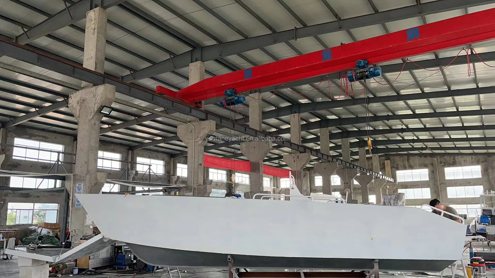 YAMANE 7M 23ft Aluminum Offshore Center Console Landing Craft Transport ...