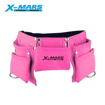 X-mars Amazon Hot Sale Kid Tool Belt Adjustable Leather Kids Tool Belt Dress Up Child's Tool Pouch for Role Play Gift