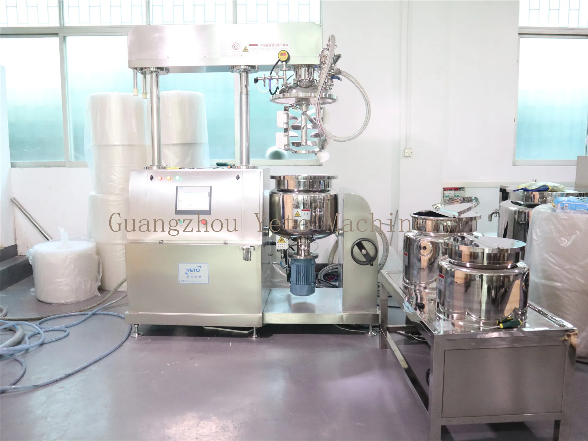 Вакуумный эмульгирующий гомогенизирующий миксер косметическая фармацевтическая мазь для крема оборудование