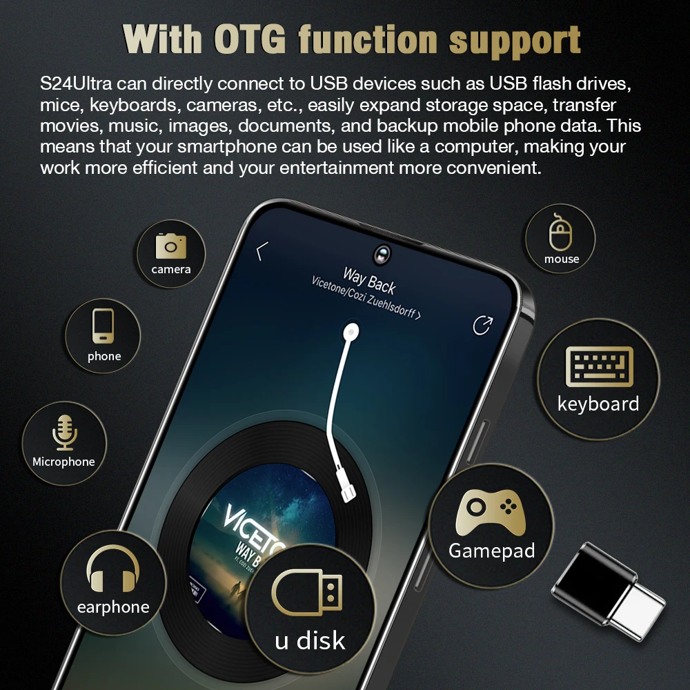 5G Unlocked mobile phone S25 Ultra with Dual SIM Card Face ID Original Unlock Android 10