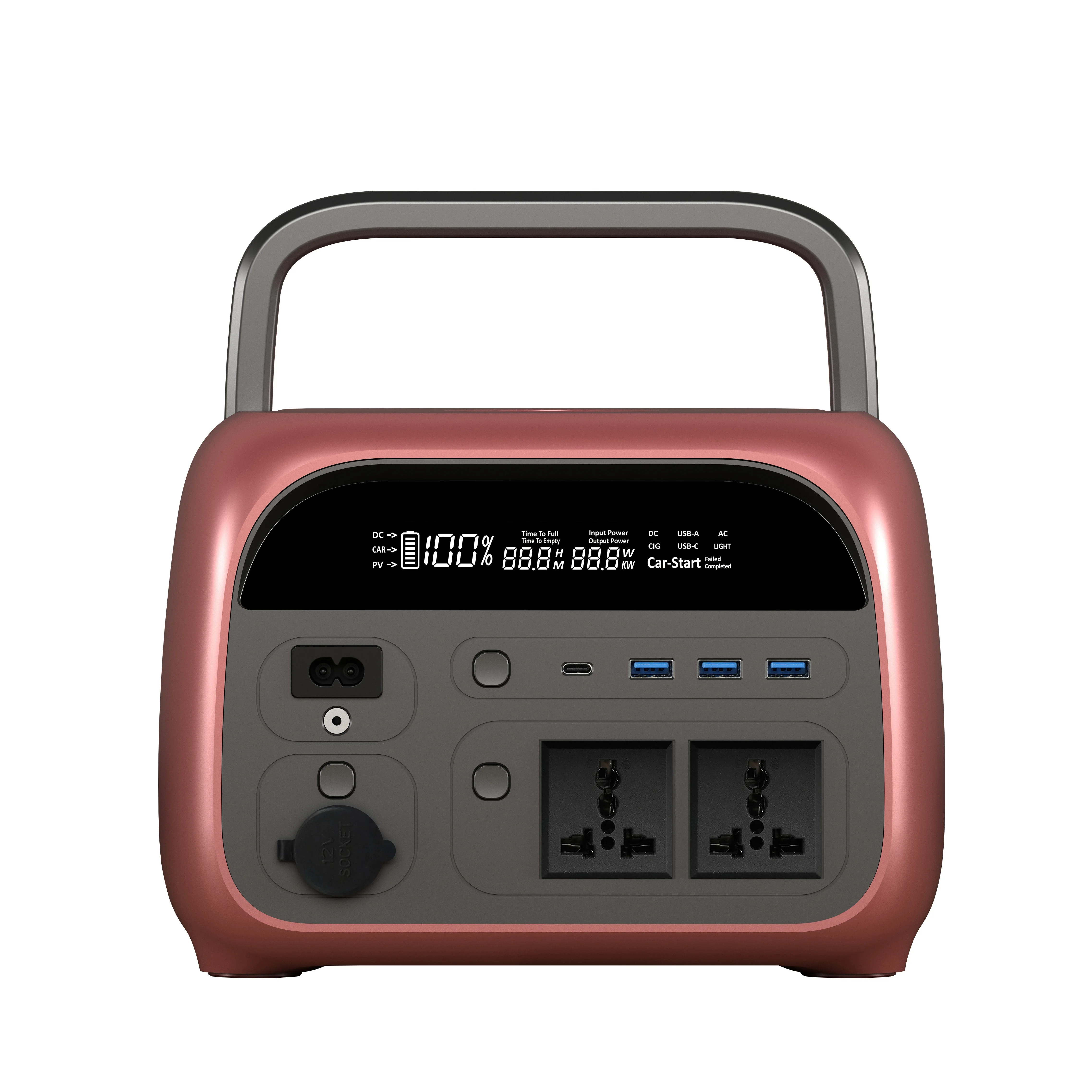 Max 600w Output Power Portable Power Station 300w Uninterruptible 220v Solar Power Generator