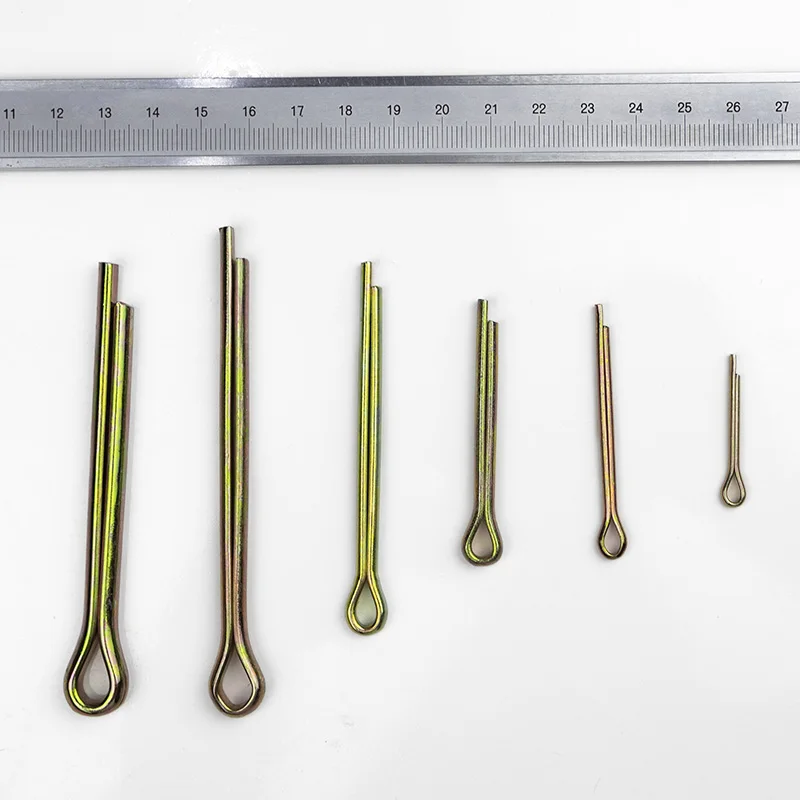 M8 M6 M5 M4 M3 M2 Customized Cotter Pins Steel Fasteners Split Spring