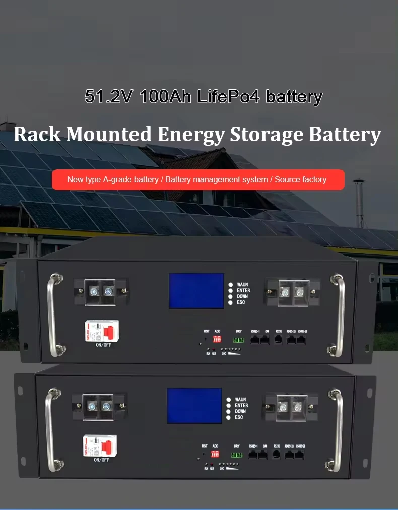 Lifepo4 Rack-mounted 5.12kwh Solar Battery Ess Rack-mounted Battery ...