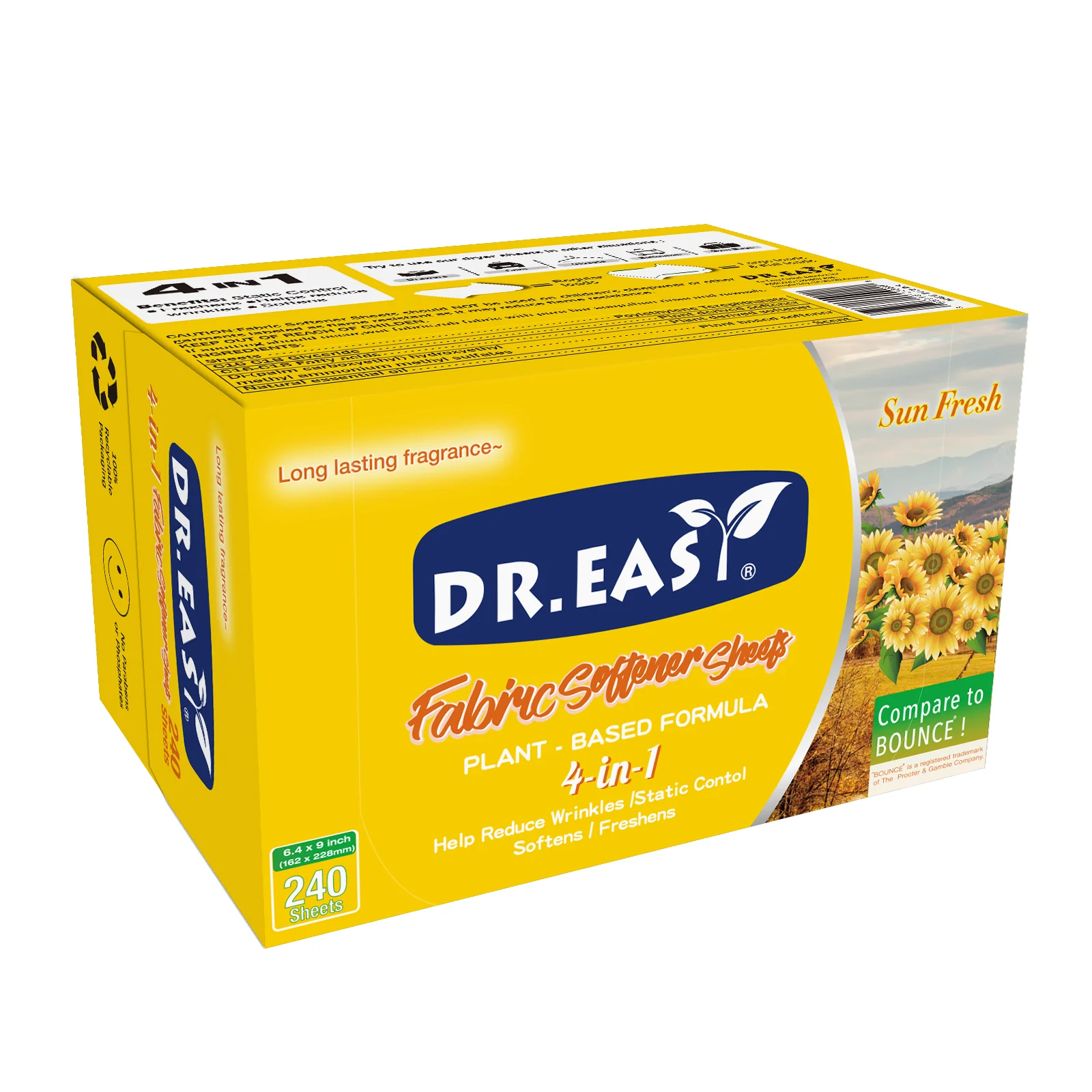 product fabric softener sheet aromatic static removal wholesale laundry companion-1