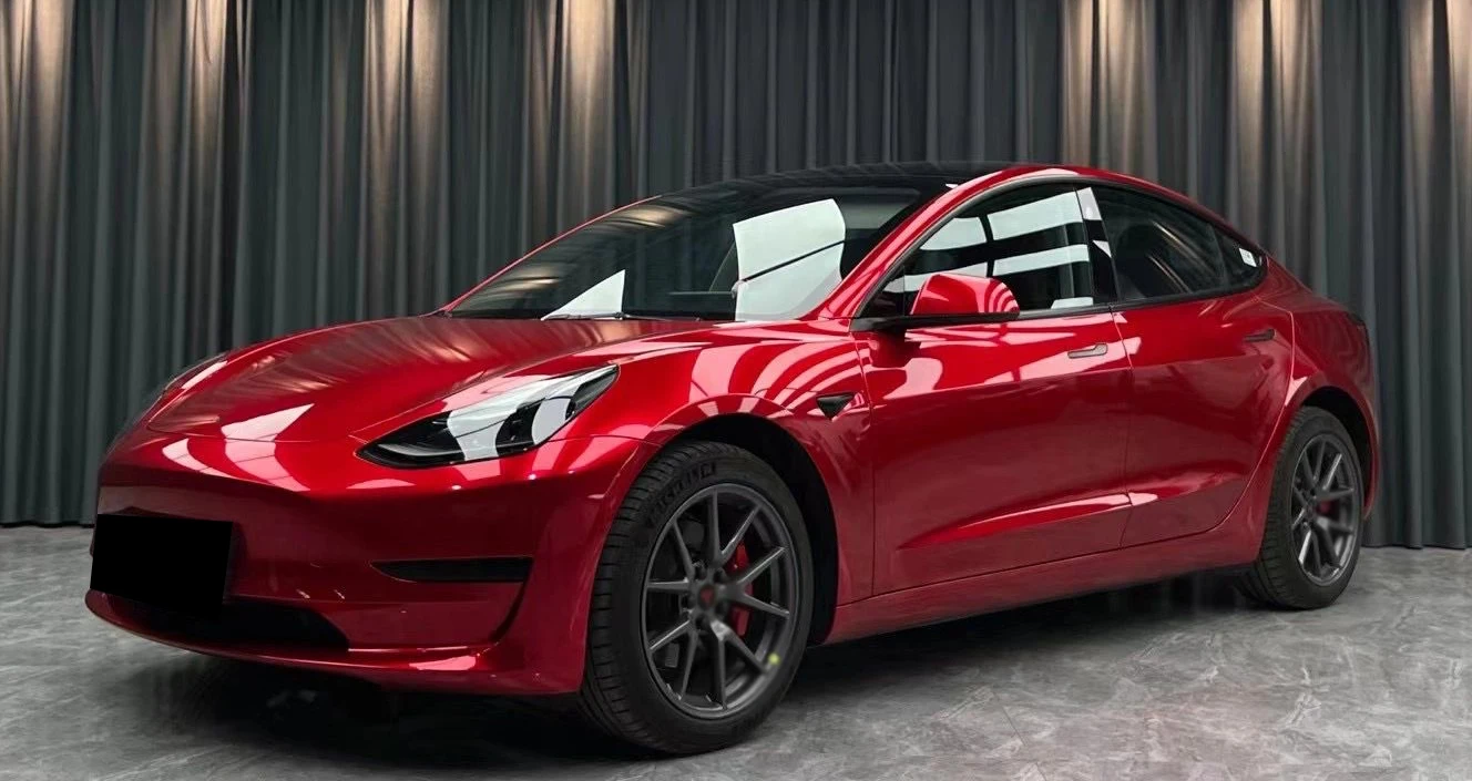 PET Soul Red Car Wrap Switchable Glossy Red PPF Wholesale Car Wrap Decoration Vinyl Film Car Full Body Vinyl Sticker