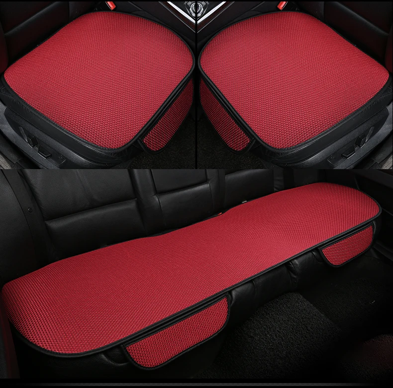 Summer Car Seat Cover Breathable Ice Silk Car Seat Cushion Protector