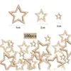Tamaño estrella hueca de cinco puntas 100
