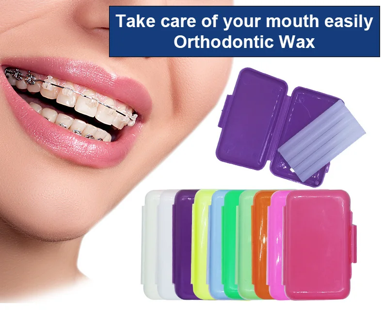 Dental Orthodontic Edible Wax With Tool Mouth Protect Dentist Ortho