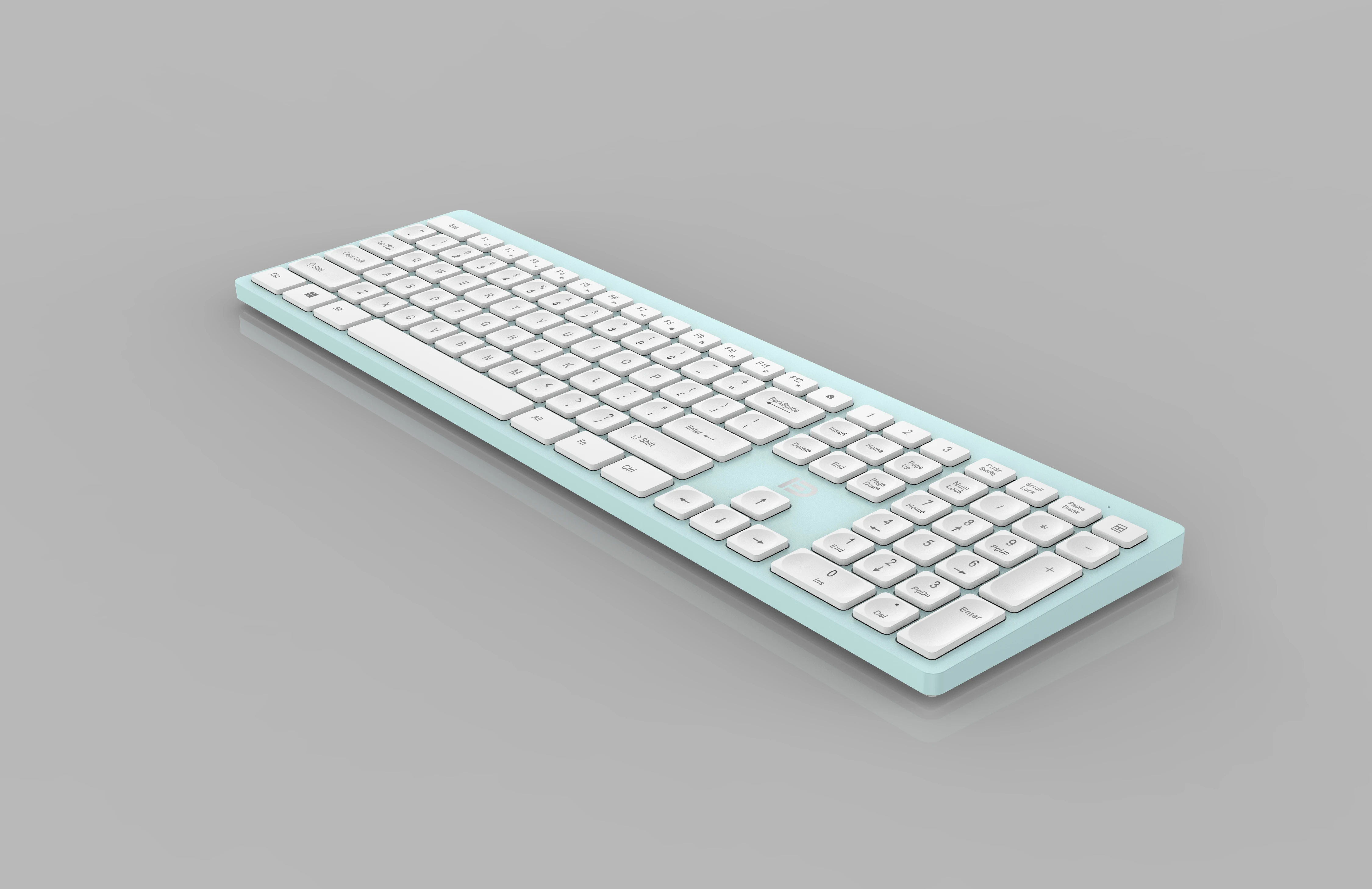 FD IK7300 Customization Wireless Keyboard Mouse Mini Laptop Usb Status Multimedia Style Slim Keys Origin Human Type