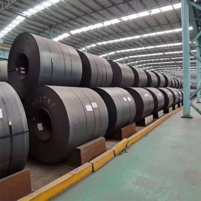 High Quality 0.8mm to 16mm Soft Hard HRC Ms Black Carbon Steel Coil/Plate/Sheet Hot Rolled Strip Steel Coil Dipped Carbon Coil