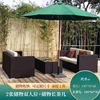 Flat-top double long coffee table storage