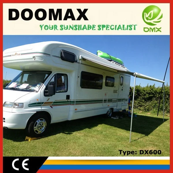 DX600 Manual Controlled Fabric Covered Arb Car Awning
