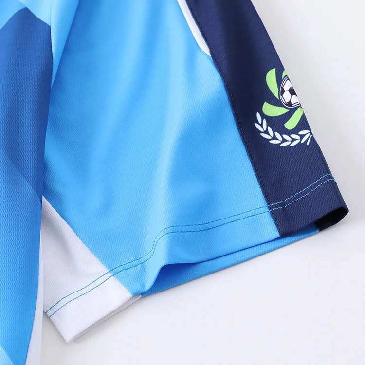 New Style Men Sublimation Print Training Soccer Team Uniform Custom Adult Kids Quick Dry Football Wear Jersey Set