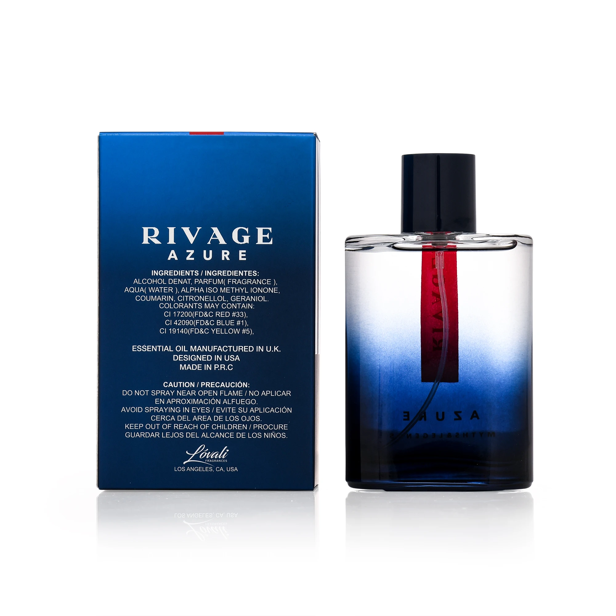 LOVALI RIVAGE AZURE Eau de Toilette 100ML, Woody