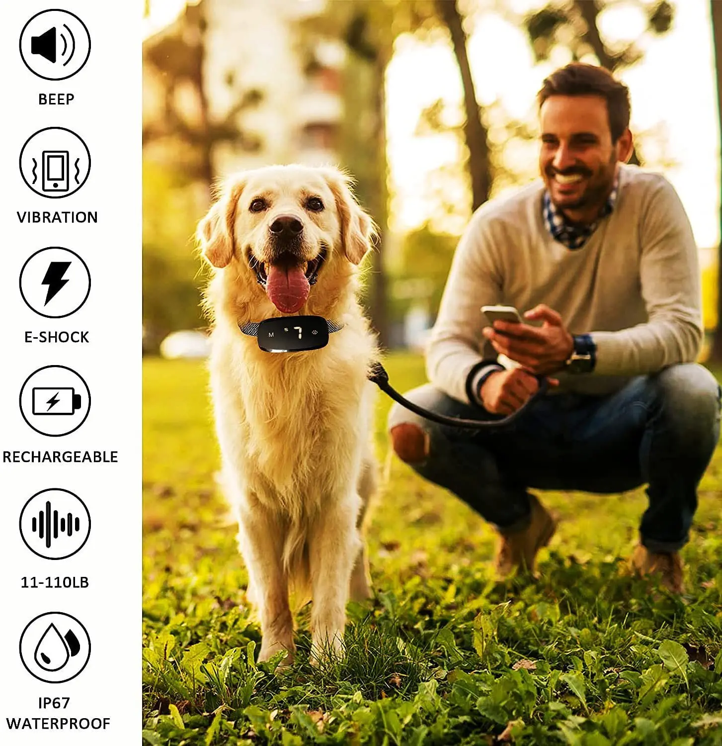 Latest Product Electric Anti Barking Dog Collar,Beep/vibration/safe