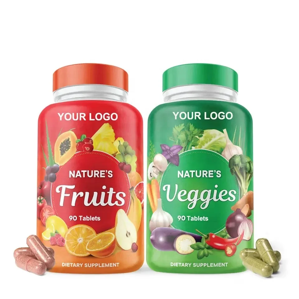 Fruits Veggies Supplement Fruits And Veggies Tablets For Boost Energy