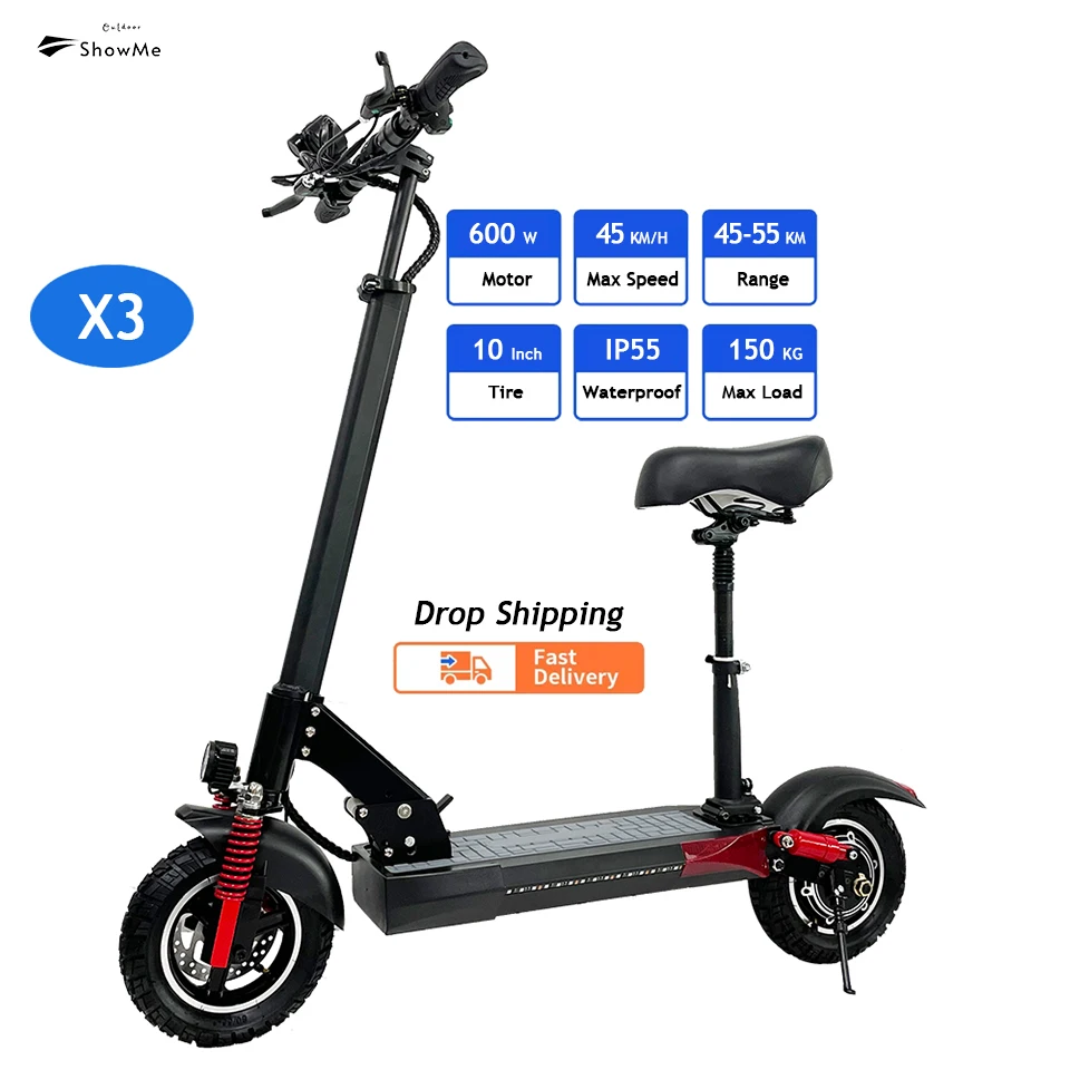 Wholesale ShowMe High Quality 2 Wheel Eu Warehouse Electrico Fold Foldable Electric Scooters From m.alibaba.com