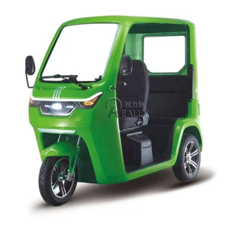 緑色の三輪車人力車 3 Wheel Electric Tuk Tuk Tricycle for Adults & Seniors