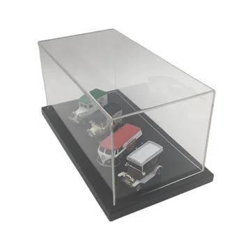 2022 new design clear acrylic model car display case for toy shop