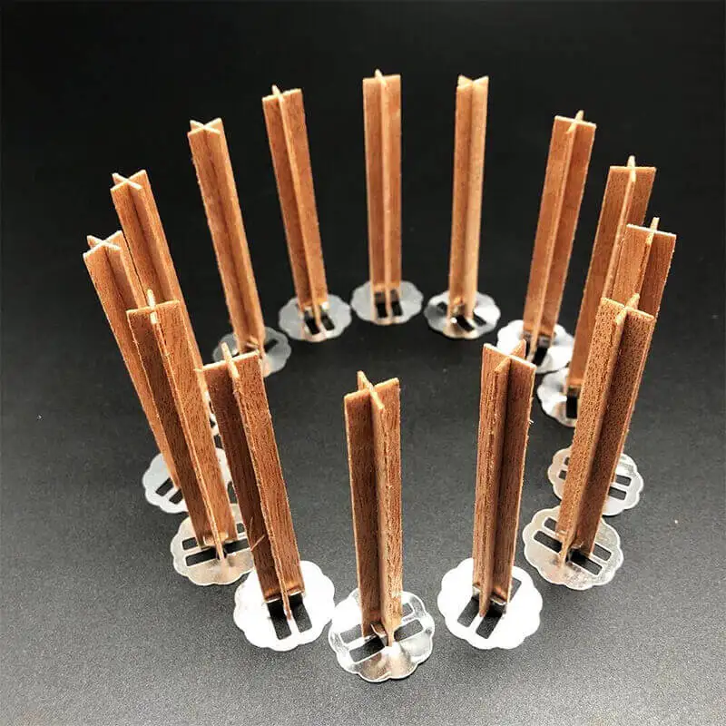 wholesale cross wooden candle wicks for