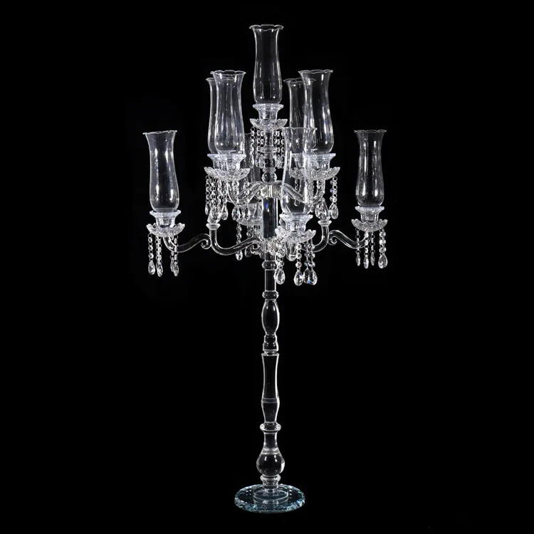 116cm Height Glass Hurricane 9 Arms Crystal Wedding Centrepiece Candelabra Mhz0280 Buy