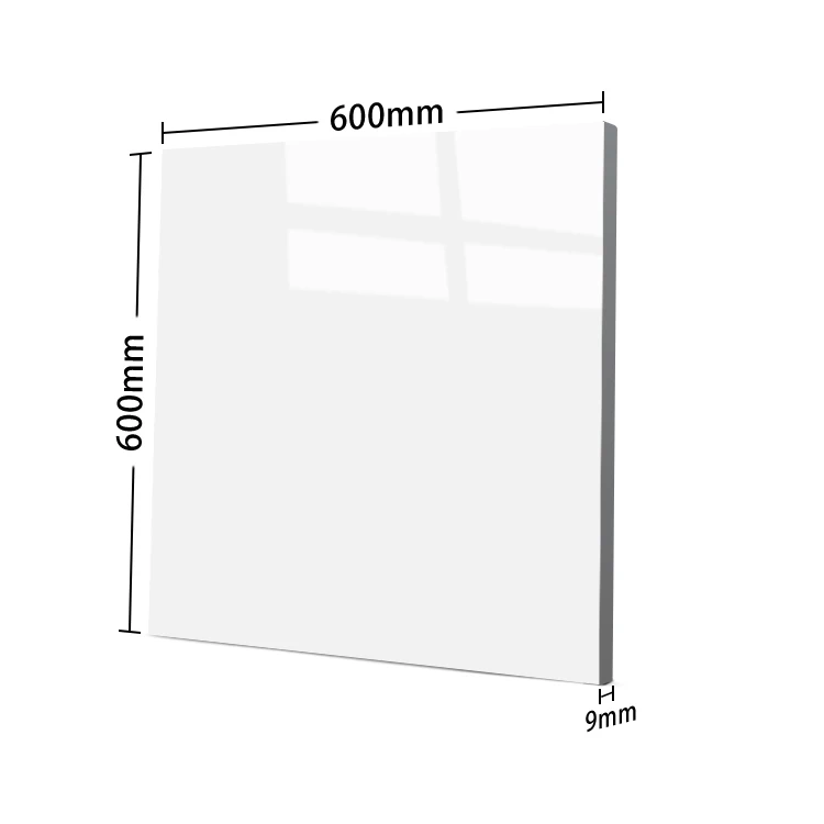 Italian 60x60 Super White Marble Full Glazed Glossy Polished Floor Wall Tiles Porcelain Ceramic Square Interior Room Tile