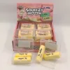 8cm yellow crispy butter stick squishy