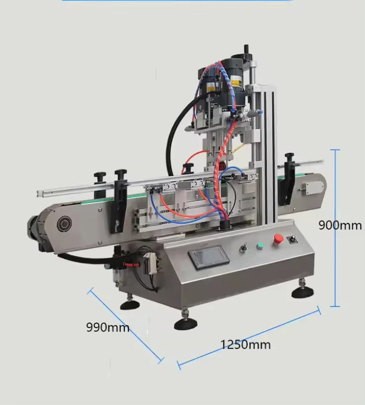 Automatic Capping Machine Cosmetic Plastic Bottle Beverage Glass Bottle ...