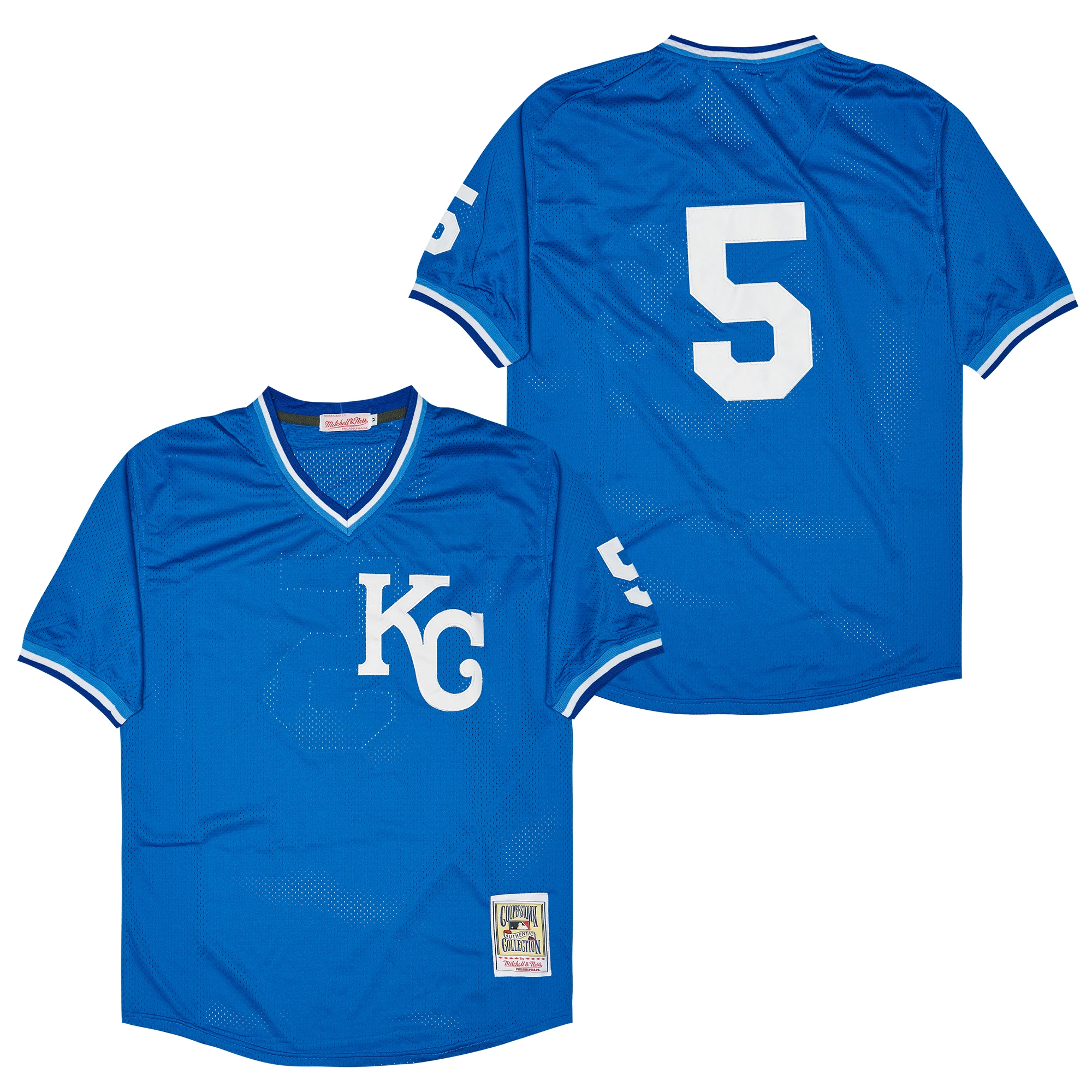 Source 16 Bo Jackson Jersey Kansas City 5 George Brett Retro Mens Mesh  Throwback Baseball jerseys stitched on m.