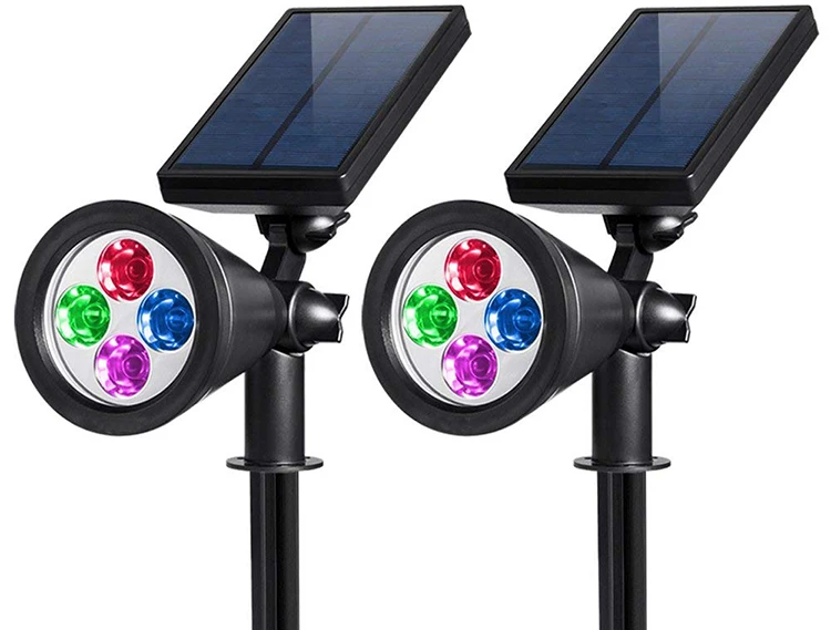 product 4 rgb led auto changing color garden waterproof outdoor landscape light led solar spotlight-37