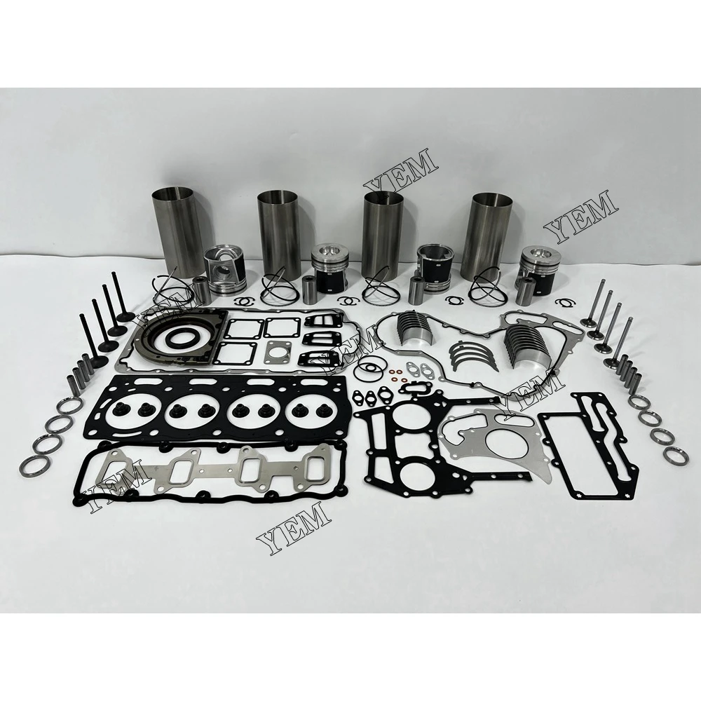 C4.4 Overhaul Kit With Piston Rings Bearings Piston Rings Full Gasket Set Valve Liner Kit for Caterpillar
