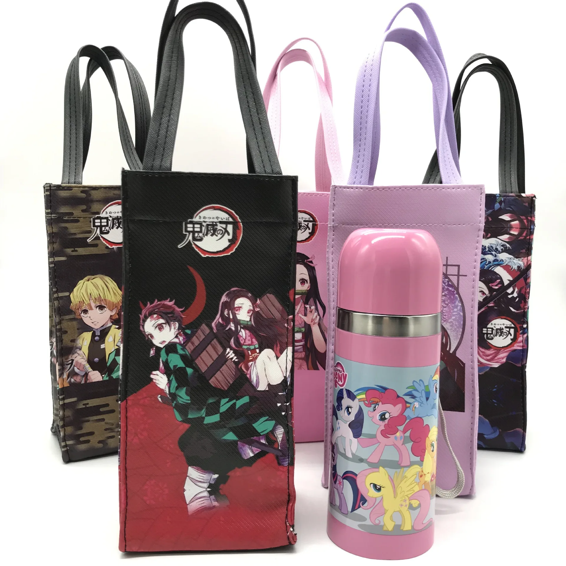 11 22 9cm Anime Demon Slayer Kimetsu No Yaiba Pu Thermos Bottle Umbrella Bag Waterproof Outdoor Tote Bag Buy Kamado Tanjirou Kamado Nezuko Agatsuma Zenitsu Hashibira Inosuke Tsuyuri Demon Slayer Kimetsu No Yaiba