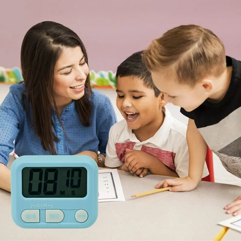 Timer Customize Logo Magnetic Control LCD Display Countdown Wholesale Smart Kitchen Timers