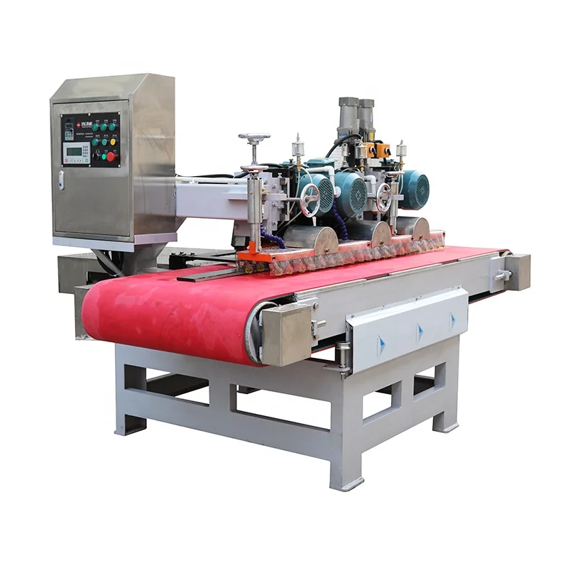 Hongyi Automatic Cnc Three Knife Ceramic Tile Stone Cutting Machine for Ceramic Automatic Cnc Cutting Tile Machine