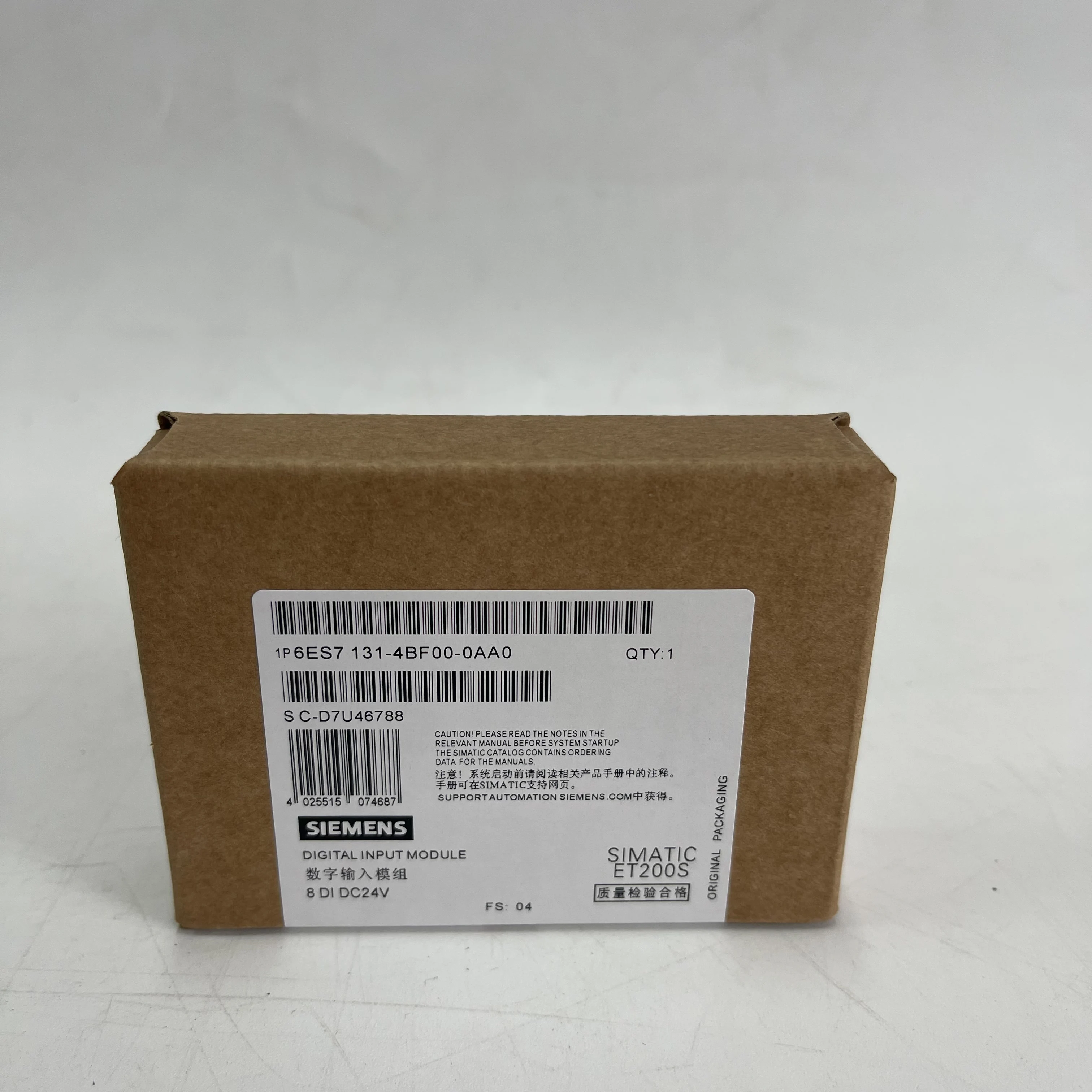 Siemens Digital Input Module 6ES7131-4BF00-0AA0