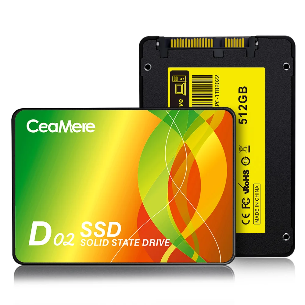 CeaMere High Quality 2.5'' Sata Ssd 128GB 256GB 512GB 1TB 2TB 4TB