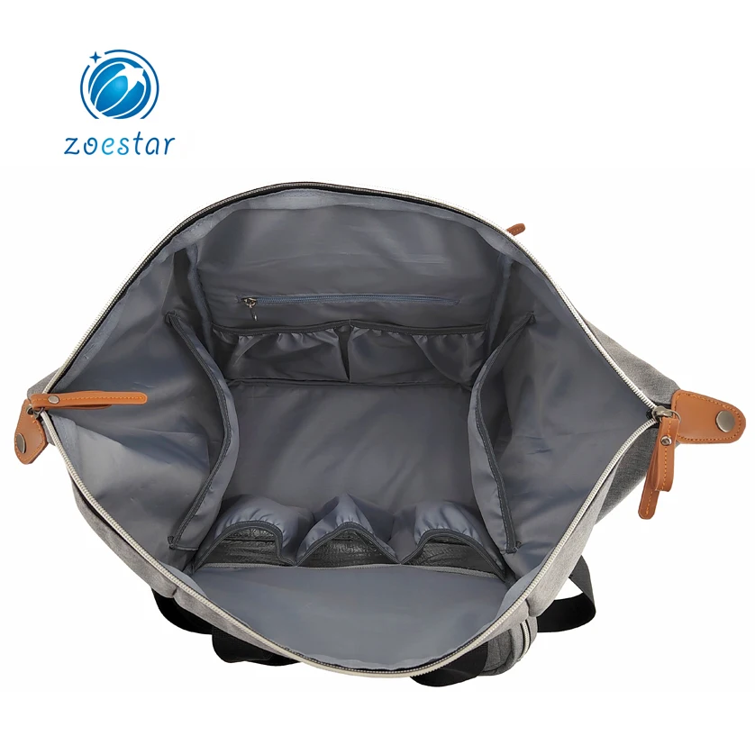 Multifunction and Large Travel Diaper Tote Bag with Pacifier Case and Changing Pad, Baby bag for boys and girls details