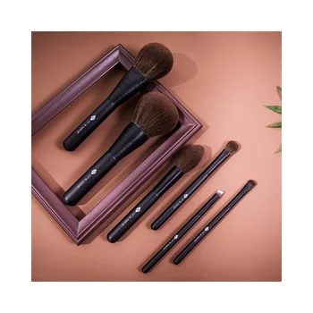 6pcs for Face for Eye Makeup Brushes Set Wholesale Custom Private Label Profession Luxury Synthetic Makeup Brush