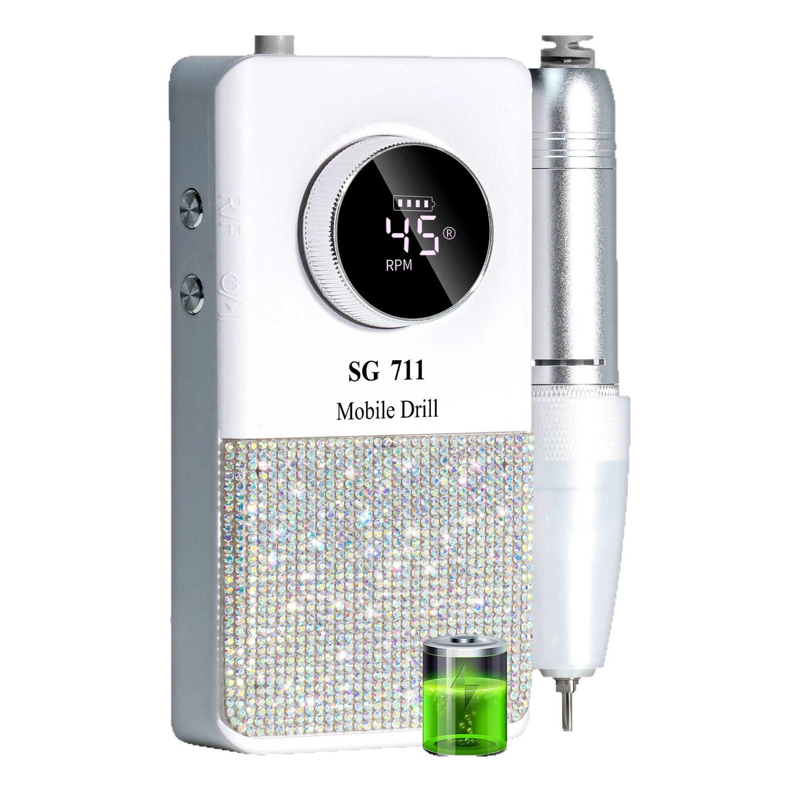Professional SG711 Portable Nail Drill - 45000 RPM Power