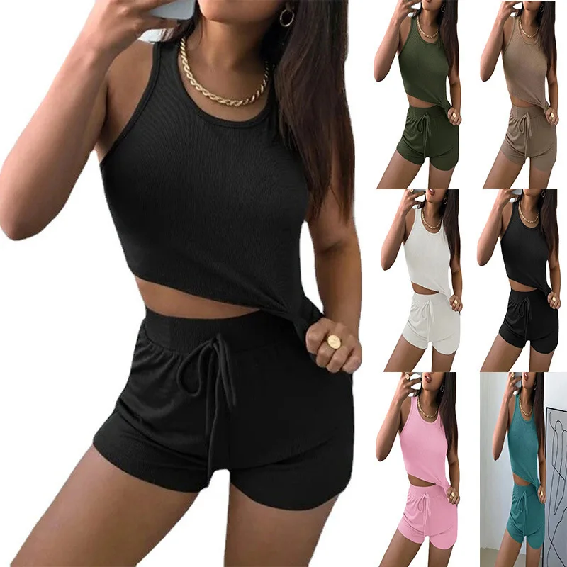 Conjunto De Dos Piezas Formado Por Un Chaleco Y Pantalón Corto,Transpirable,Para  Mujer,2022 - Buy Suspender Chaleco Pantalones Cortos Traje,Mujer De Dos  Piezas Pantalones Cortos Conjunto,Las Mujeres Conjuntos Product on  Alibaba.com