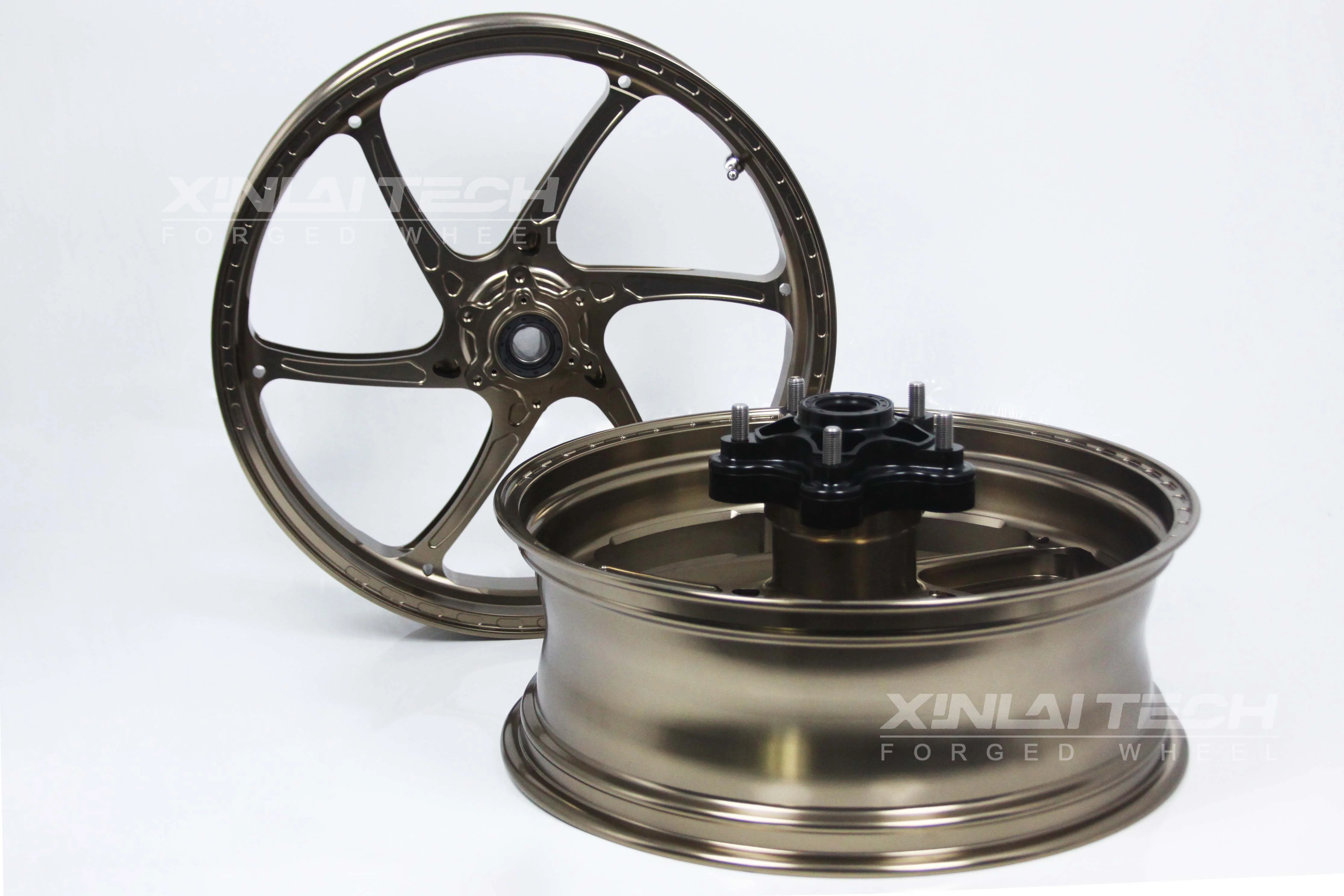 XL Customized Motorcycle Motorbike Aluminum Light Weight Forged Wheels for BMW S1000rr/s1000rrm Sportbike Street Bike Wheels - Image 4
