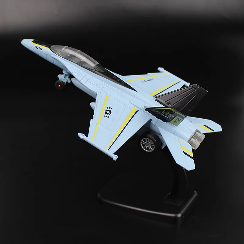 Diecast 1:48 Alloy Fighter Rafale Model Sound Light