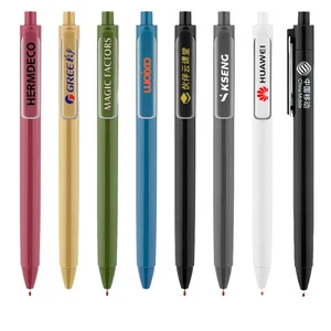 Yishuda Advertising Pens Can Be Customized Logos Retractable Gel Pens Signature Pens Large-Capacity Refills Water-Based Pens