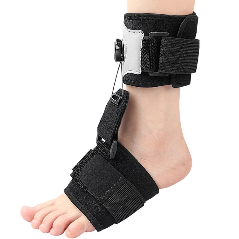 Durable Drop Foot Ankle Brace with Foot Drop Correction - Adjustable Strap for Inversion/Eversion Control